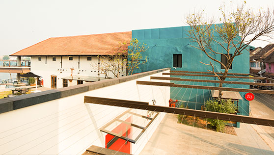 Xandari restored heritage warehouse in the spice market of Fortkochi